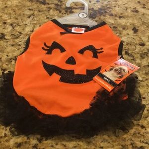 Halloween Doggie pumpkin TUTU Halloween Outfit NEW Size Small & Extra Small CUTE
